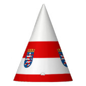 Vlag van het Pet van de partij Hessen Feesthoedjes (Links)