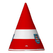 Vlag van het Pet van de Thüringen-partij Feesthoedjes (Rechts)