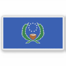 Vlag van het Pohnpeïsche volk, Micronesië, Oceanië Sticker