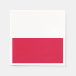 Vlag van het Poolse papier Napkins Servetten