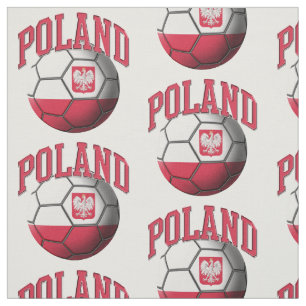 Vlag van het Poolse Voetbal Patroon Stof
