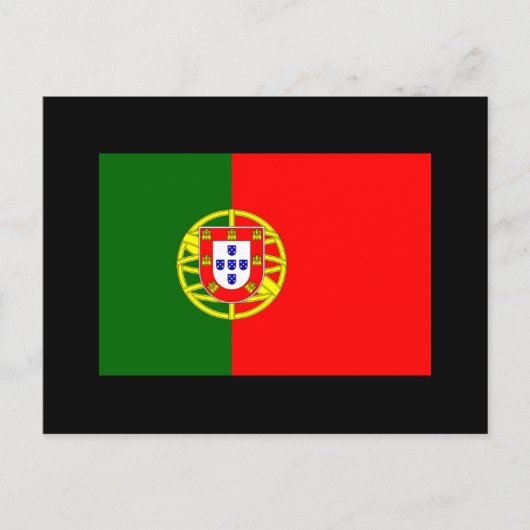 Vlag van het Portugese Briefkaart (Voorkant)