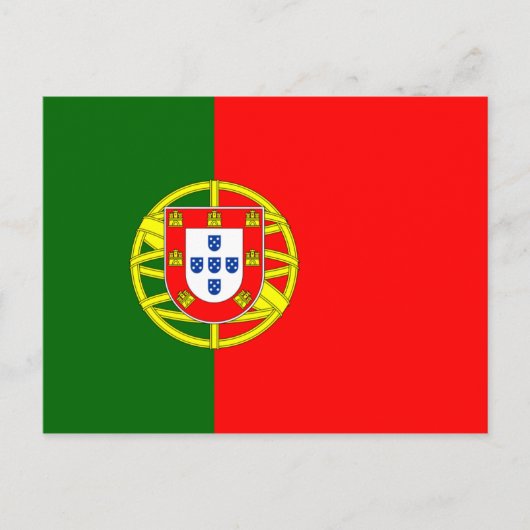 Vlag van het Portugese Briefkaart (Voorkant)