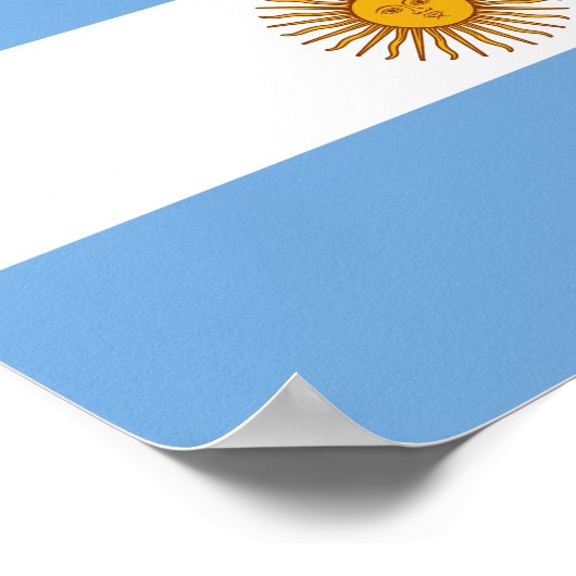 Vlag van het Poster Argentinië (Hoek)