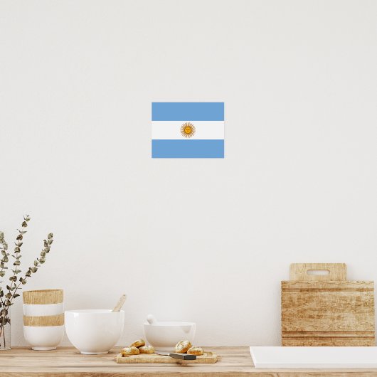 Vlag van het Poster Argentinië (Keuken)