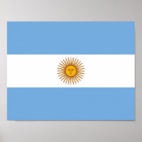 Vlag van het Poster Argentinië
