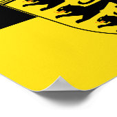 Vlag van het Poster Baden-Württemberg (Hoek)