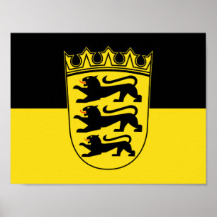 Vlag van het Poster Baden-Württemberg