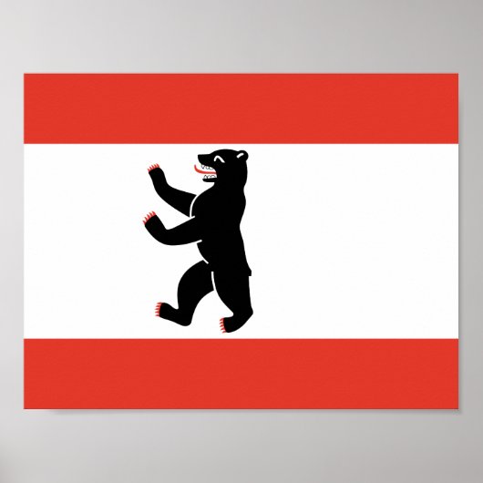 Vlag van het Poster Berlijn (Voorkant)