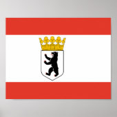 Vlag van het Poster Berlijn (Voorkant)