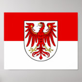 Vlag van het Poster Brandenburg (Voorkant)