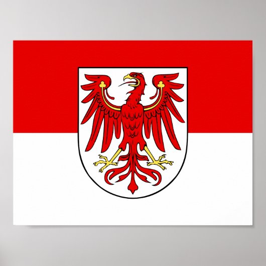 Vlag van het Poster Brandenburg (Voorkant)