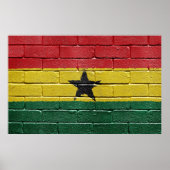 Vlag van het Poster Ghana (Voorkant)