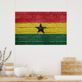 Vlag van het Poster Ghana (Keuken)