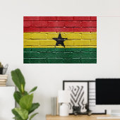 Vlag van het Poster Ghana (Thuiskantoor)