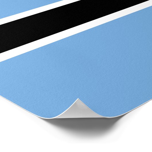 Vlag van het Poster van Botswana (Hoek)