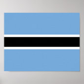 Vlag van het Poster van Botswana (Voorkant)
