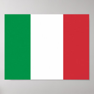 Vlag van het Poster van Italië