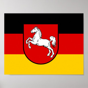 Vlag van het Poster van Nedersaksen