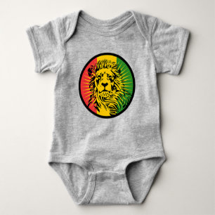 vlag van het reggae lion romper