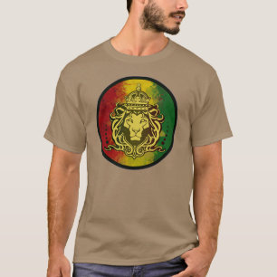 vlag van het reggae lion t-shirt