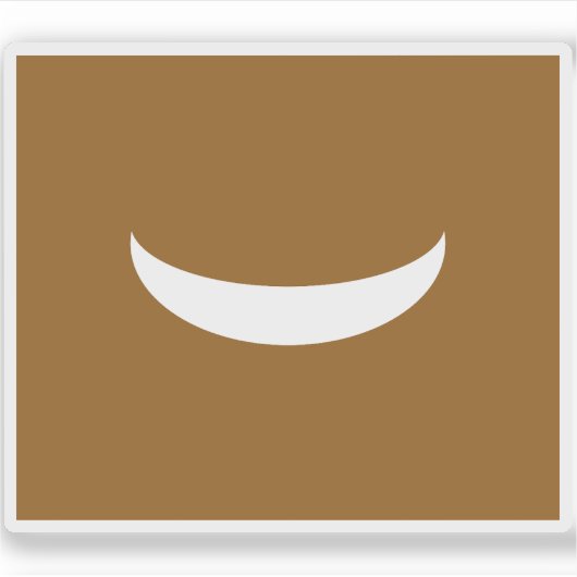 Vlag van het rijk Bornu (1380-1884) Sticker (Voorkant)