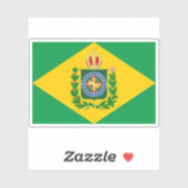 Vlag van het Rijk van Brazilië (1853-1889) Sticker (Vel)
