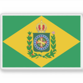 Vlag van het Rijk van Brazilië (1853-1889) Sticker