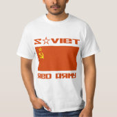 Vlag van het Rode Leger T-shirt (Voorkant)