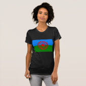Vlag van het Romaanse volk - Romani vlag T-shirt (Voorkant volledig)