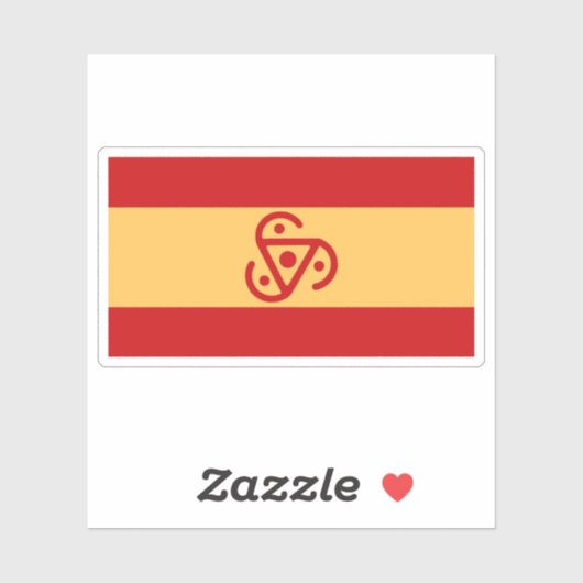 Vlag van het Romeinse Rijk Sticker (Vel)