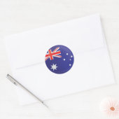 Vlag van het Ronde van Australië Ronde Sticker (Envelop)