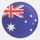 Vlag van het Ronde van Australië Sticker (Voorkant)