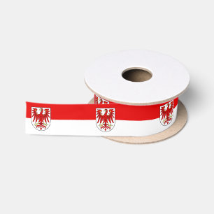 Vlag van het Satin Ribbon van Brandenburg Satijnen Lint