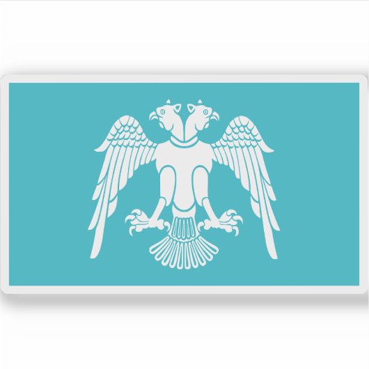 Vlag van het Seltsjoekse Rijk Sticker (Voorkant)