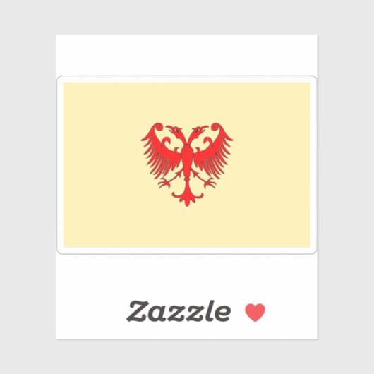 Vlag van het Servische Rijk Sticker (Vel)