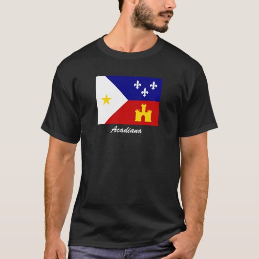 Vlag van het Shirt van Acadiana (Voorkant)
