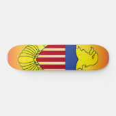 Vlag van het Skateboard van de Maagdeneilanden (Horizontaal)