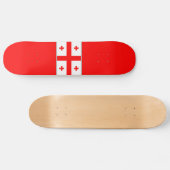 Vlag van het Skateboard van Georgië (land) (Horizontaal)