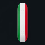 Vlag van het Skateboard van Noordrijn-Westfalen<br><div class="desc">Skateboard met vlag van Noordrijn-Westfalen (Nordrhein-Westfalens),  ontworpen met horizontale driekleur van groen,  wit en rood</div>