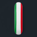 Vlag van het Skateboard van Noordrijn-Westfalen<br><div class="desc">Skateboard met vlag van Noordrijn-Westfalen (Nordrhein-Westfalens),  ontworpen met horizontale driekleur van groen,  wit en rood</div>