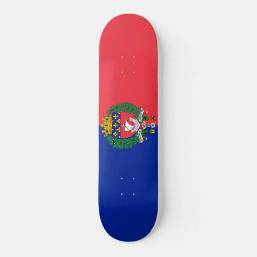 Vlag van het Skateboard van Parijs (Frankrijk) (Voorkant)