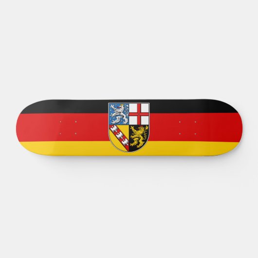 Vlag van het Skateboard van Saarland (Horizontaal)