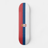 Vlag van het skateboard van Servië (Voorkant)