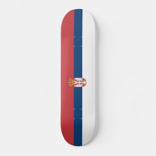 Vlag van het skateboard van Servië (Voorkant)