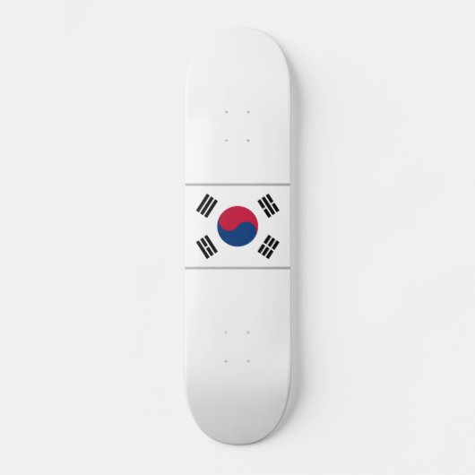 Vlag van het skateboard van Zuid-Korea (Voorkant)