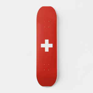 Vlag van het skateboard van Zwitserland