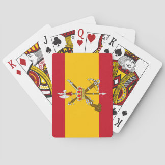 Vlag van het Spaanse Legioen Pokerkaarten