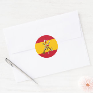 Vlag van het Spaanse Legioen Ronde Sticker