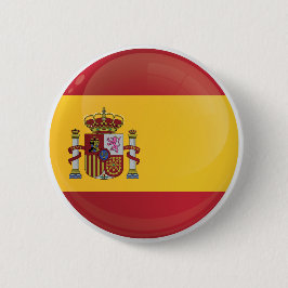 vlag van het Spaanse ringpictogram Ronde Button 5,7 Cm